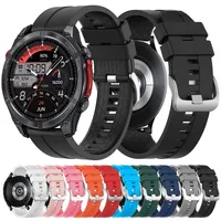 22mm Silicone Band For Zeblaze Stratos 4 3 2 GPS Sport Watch Strap For Zeblaze GTS 3 GTR 3 Pro/Vibe 7 7 Pro 7 Lite Btalk 3 Plus