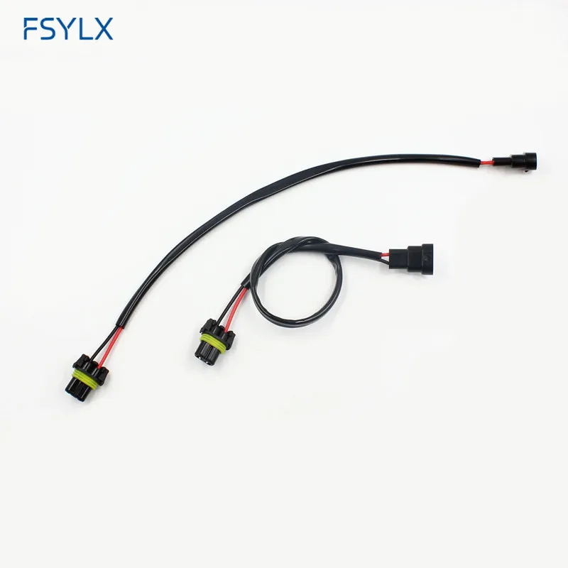 FSYLX 9006 HB4 mężczyzna kobieta złodziejka szelki przekaźnikowe 9006 HID Xenon Adapter złącza żarówka balastowa samochodów HID kable zasilające