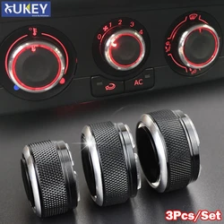 FIT FOR VW POLO 2003-2013 SWITCH KNOB KNOBS HEATER CLIMATE CONTROL BUTTONS DIALS FRAME RING A/C AIR CON COVER ACCESSORIES