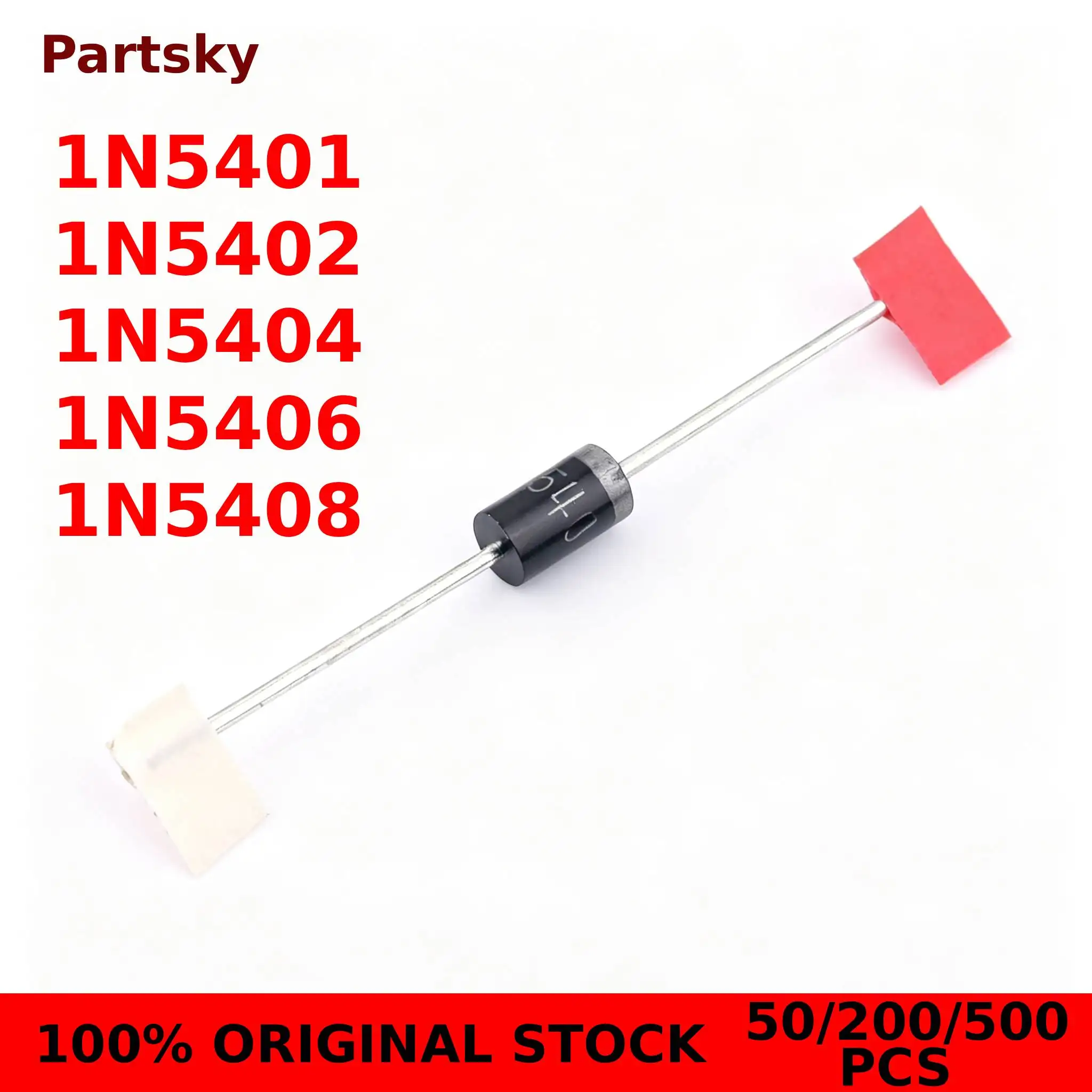 50/200/500PCS NEW DIP Schottky Rectifier Diodes 1N5408 IN5408 IN 1N 5401 5402 5404 5406 Diodes 1A 5A 3A NEW STOCK
