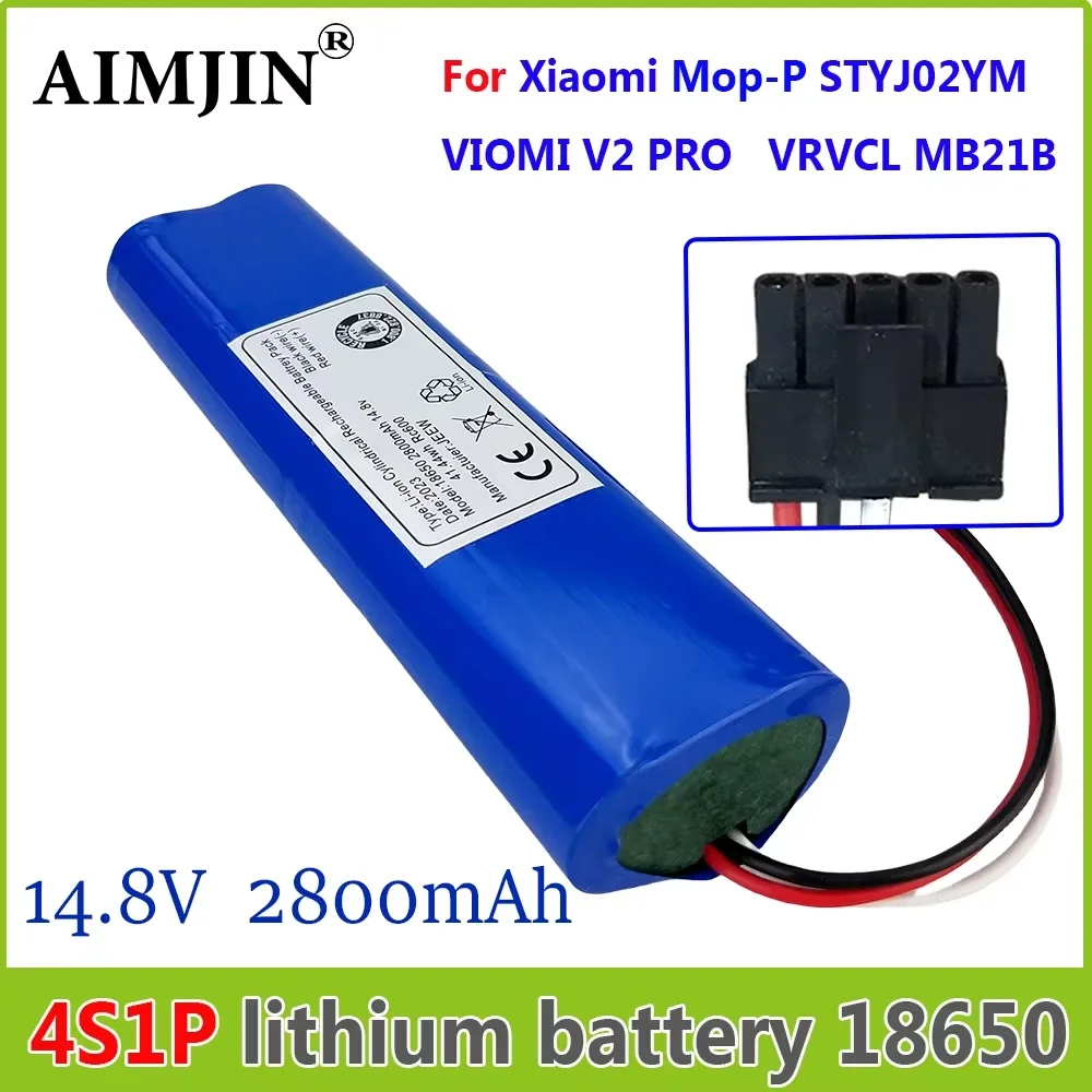 

4S1P Li-ion Battery 14.8V 2800mAh For CECOTEC Conga 3290 3390 3490 3590 3690 3790 3890 Robot Vacuum Cleaner