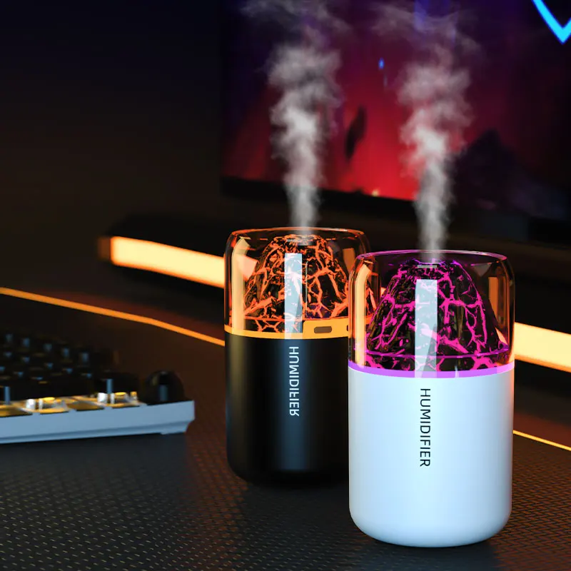 

Мини-увлажнитель вулкана, красочный атмосферный светильник для спальни, небольшой бытовой автомобиль, настольный офис, спрей, машина для ароматерапии