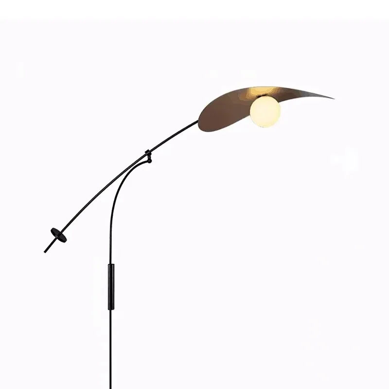 Long arm wall lamp creative retro living room lamp study bedroom bedside reading industrial wind wall