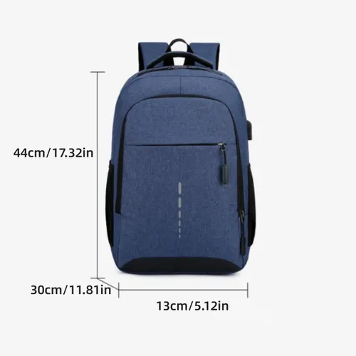 Imagen 2 del producto Mochila para hombre, gran capacidad, moda sencilla, viaje, estudiante, ordenador
