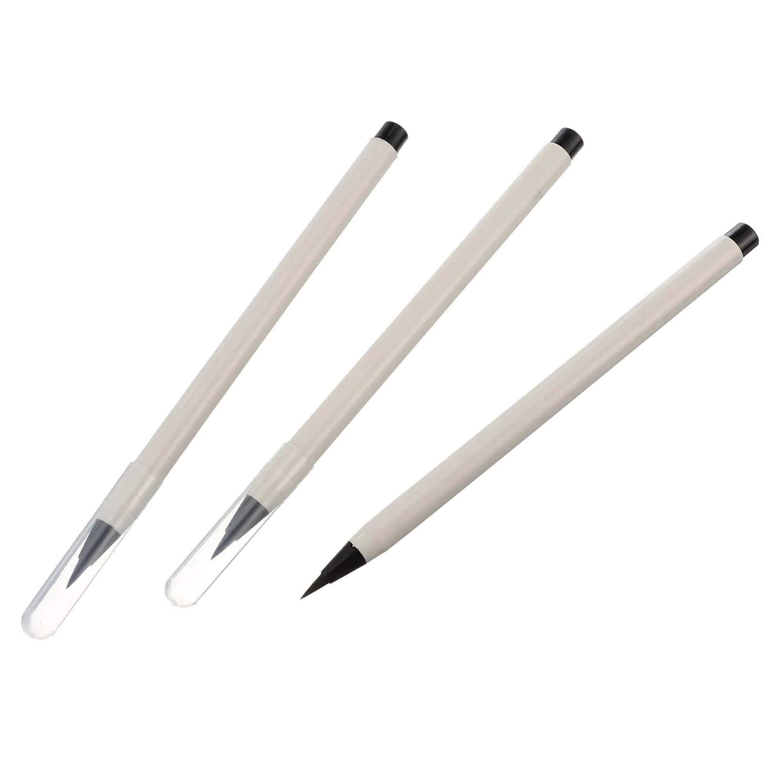 3pcs Beginner Calligraphy Brush Set Refillable Writing Brush For Chinese Calligraphy Sumi-E Painting Drawing Art Supplies