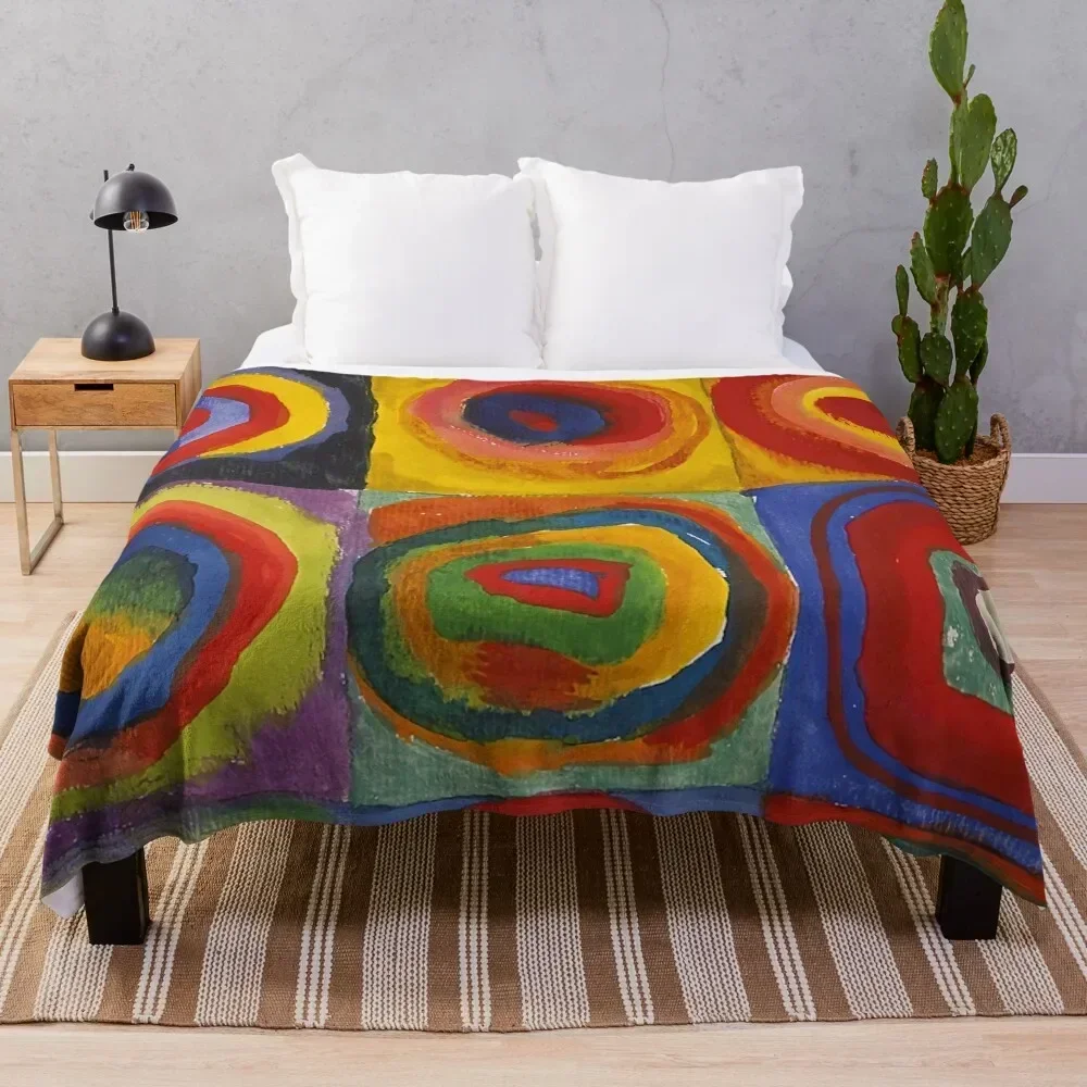 

Wassily Kandinsky Throw Blanket Lightweight Warm Blanket for Travel Camping