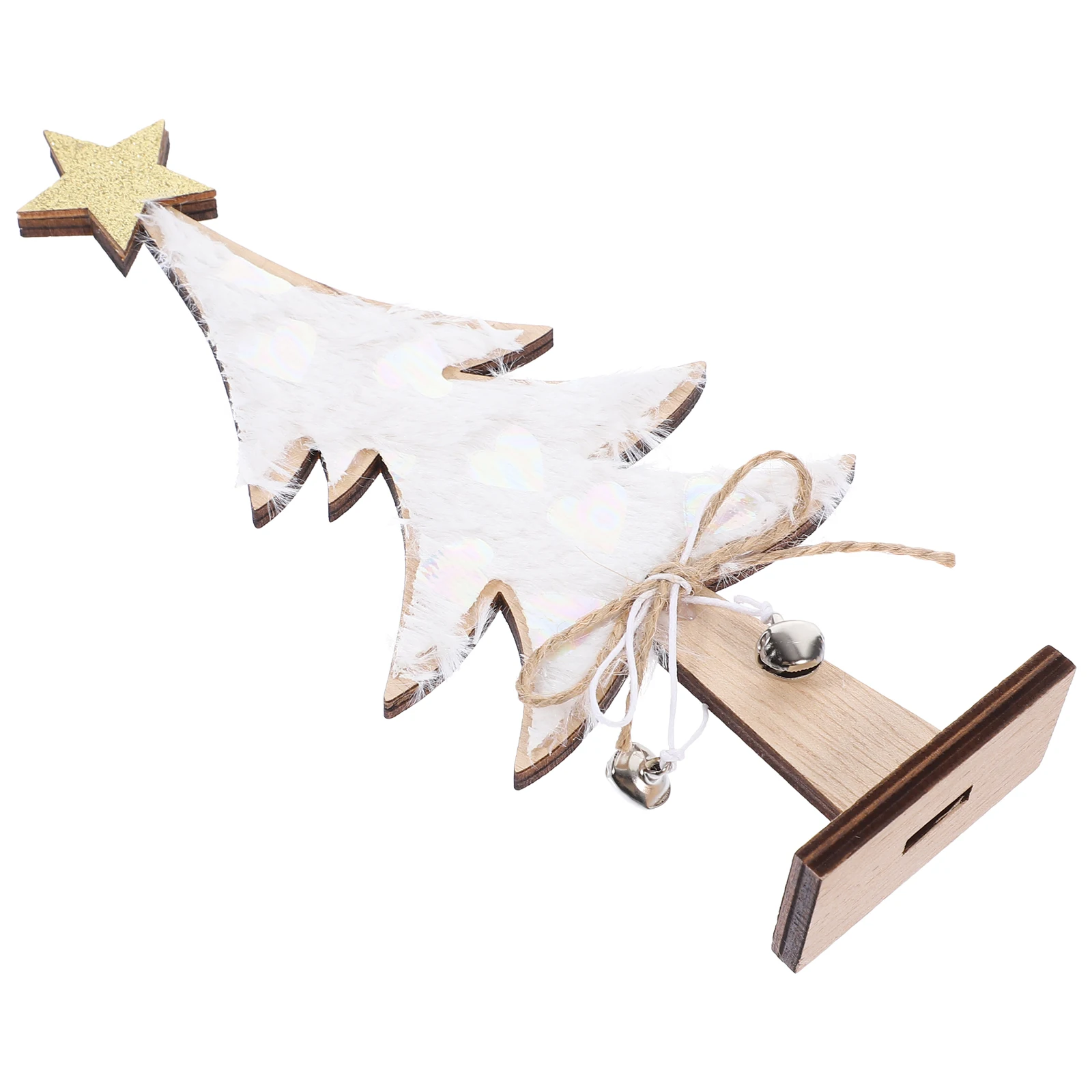 

Wooden Tree Decor 1Pc Tree Sign Home nament Xmas Desktop Crafts Festival Atmosphere Enhancer Christmas Decor