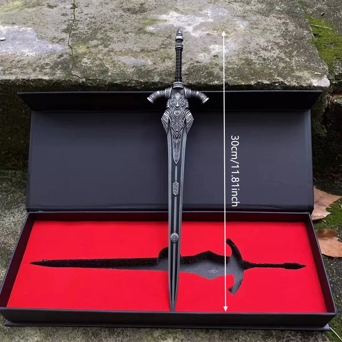 30cm DARK SOULS Wolf Knight's Greatsword armas modelo juego periférico juguete espada sin afilar escritorio coleccionado exposiciones niño regalo