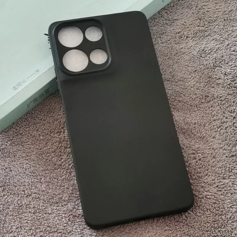 TPU Phone Cases for Motorola Moto G75 5G Back Cover Case For Moto g75 Frosted Black Silicone Case Soft Shell Capa