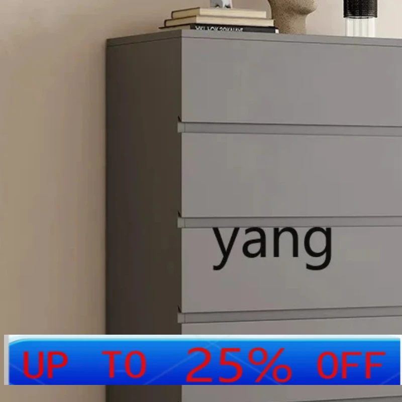 

LMM aluminum alloy five-bucket drawer cabinet simple living room locker bedroom storage home TV cabinet