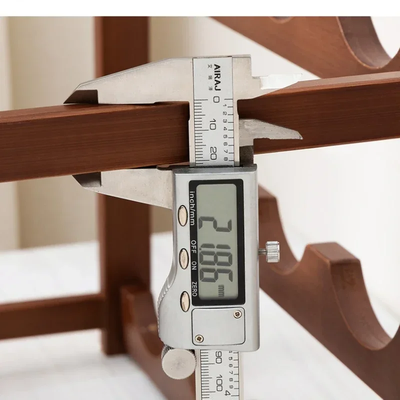 Holder Bar & Wine Cabinets Rack Solid Wood Stackable Storage Cube Tabletop for Champagne Home Decor #055A