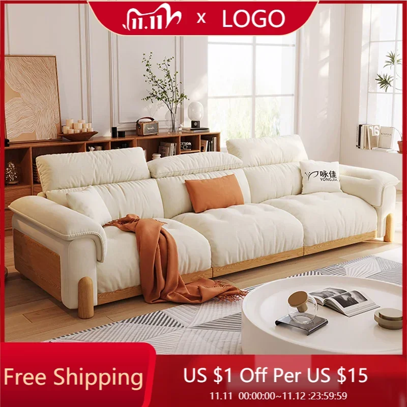 

Anti Slip Armchair Living Room Sofa White Minimalist Italian Nordic Living Room Sofas Sectional Relax Divani Soggiorno Furniture