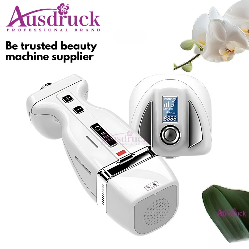 2in1 RF Ultrasound Body Massager Portable Facial Lifting Beauty Machine Home Use