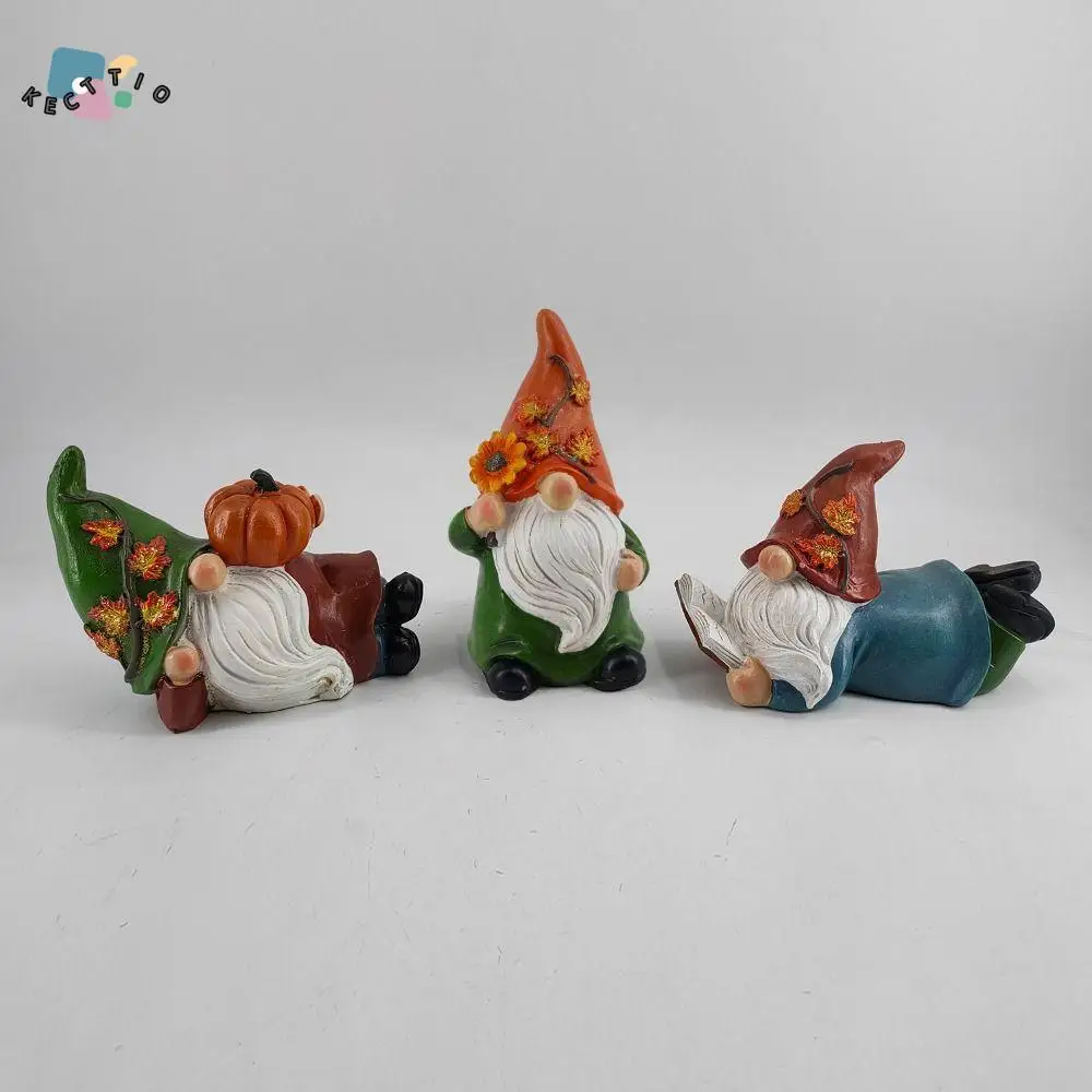 

Desktop Scene Decorations Resin Dwarf Sculpture Creative Cute Gnome Figurine Unique Handmade Miniature Statue Porch