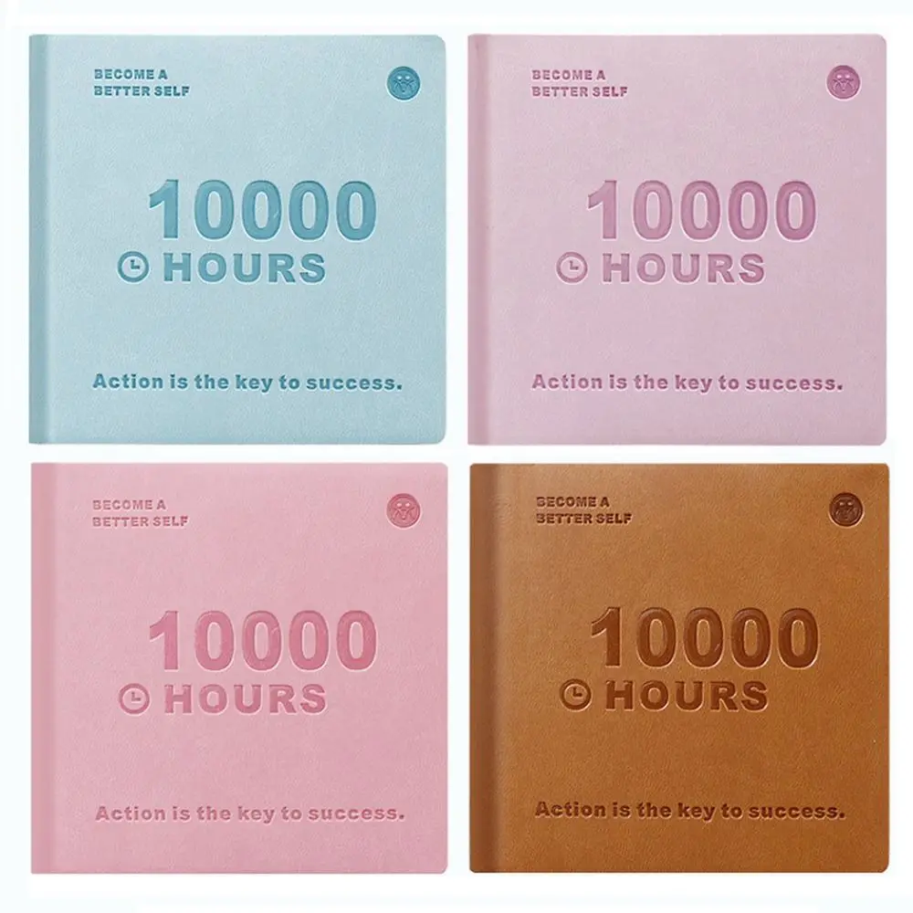 Time Management 10000 Hours Planner Portable Learning Schedule To Do List Notebook Note-Taking Planner Agenda Book