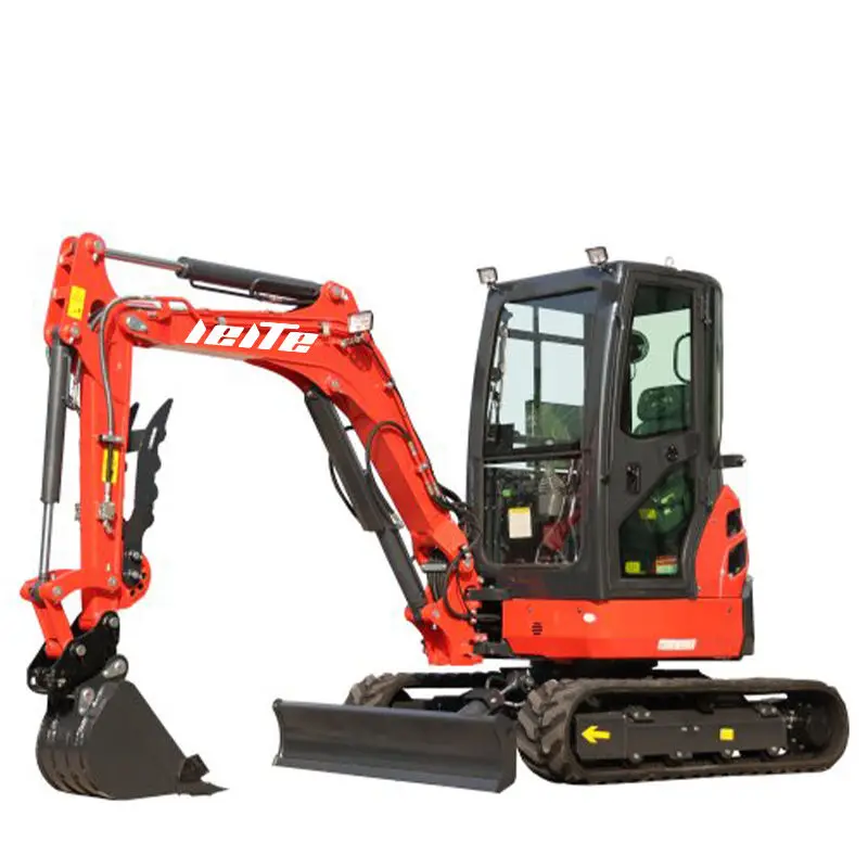 China 2 Tons Hydraulic Mini Excavator Mini Digger Bagger 3.5 Ton Excavator Machine Bagger Euro 5 Certification customized
