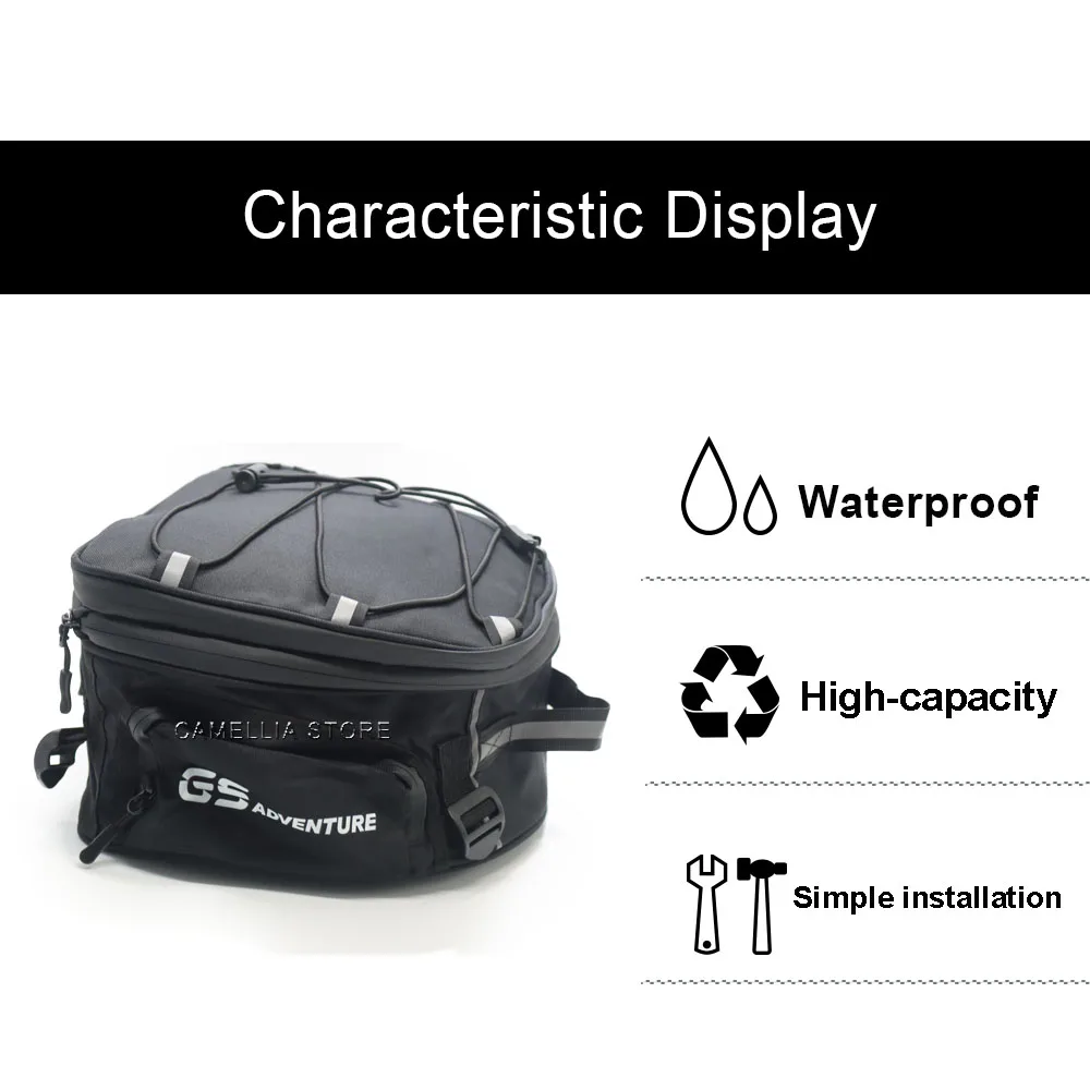 

For bmw R 1200 GS BMW GS Series Universal Motorcycle Rear Seat Bag Large Capacity Waterproof Bag Travel Bag