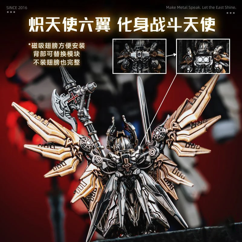 الميكانيكية ساروف فرسان تمبلار أريبيتر MOC اللبنات المغناطيسي انفصال حساسة تمثال معدني حلية الطوب اللعب