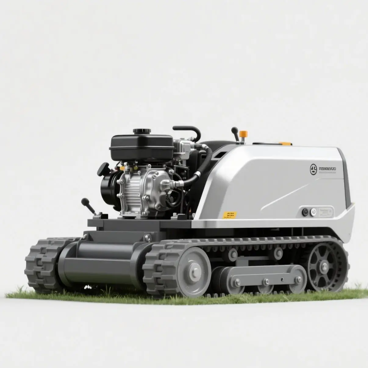 

Diesel engine small machine lawn mower cutting width 500mm 600mm 1000mm remote-controlled tracked lawn mower