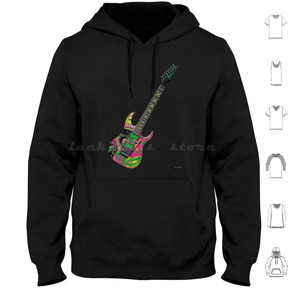 Universe (Uv77 Mc) Sudadera con capucha de algodón de manga larga Steve Vai Vai Passion Warfare Universe Guitar 7 cuerdas Metal Steve