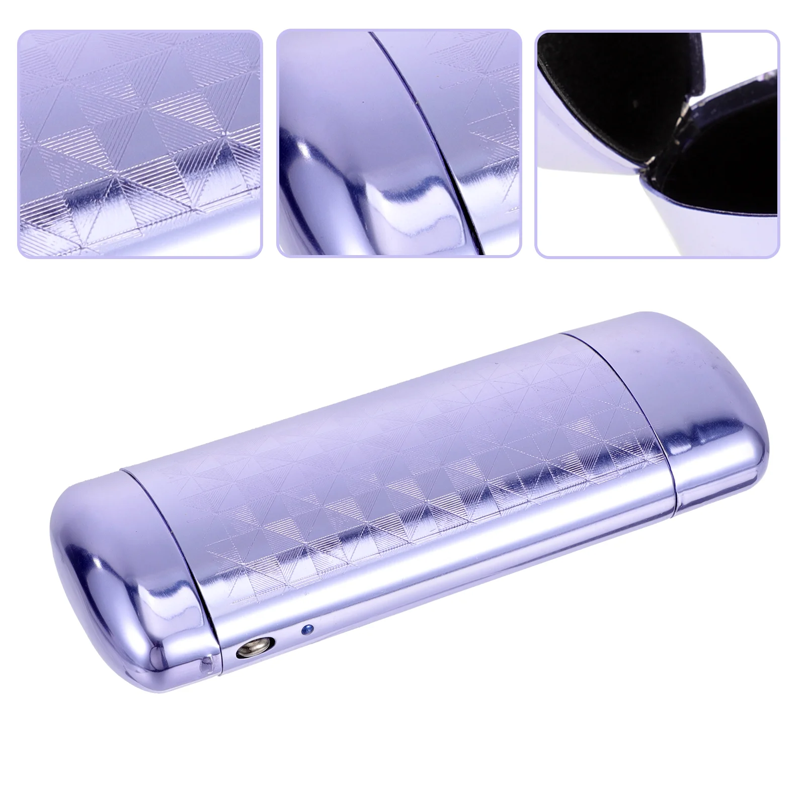 

Scooter Aluminum Glasses Case Stainless Sunglasses Travel Organizer Folding Reading Rotor