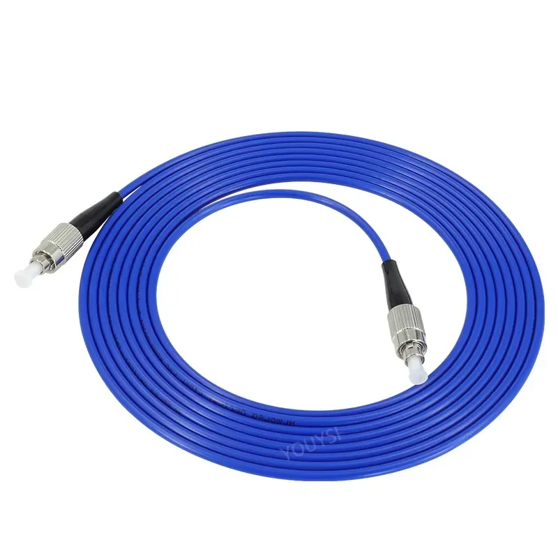 YOUYSI FC-FC UPC Armored Fiber Optical Cable Patch Cord Simplex SM FTTH Fiber Optic Jumper Cable 3m/5m/10m/15m/20m/30m