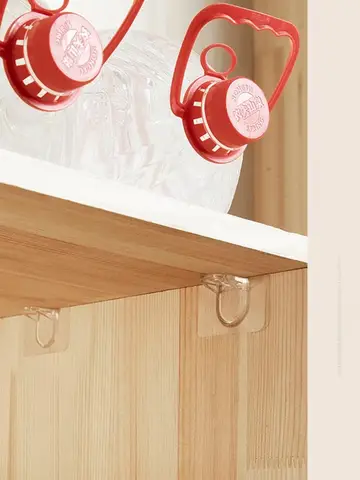 4/10pcs Wardrobe Divider Brackets Non-Marking Sticky Kitchen Cabinet Divider Brackets Anti-Side Slip Layer Support Brackets