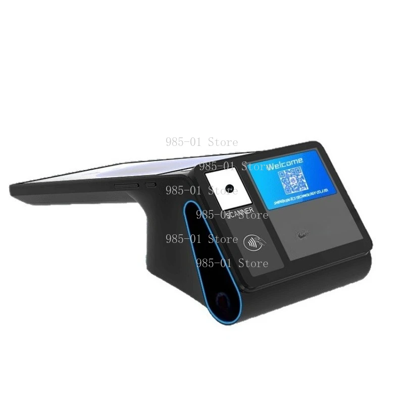 Z108 Handheld EPOS Machine - Android 14.0 8‑Inch Dual Screen 58mm Thermal Printer NFC Cash Register with 3GB+16GB/32GB