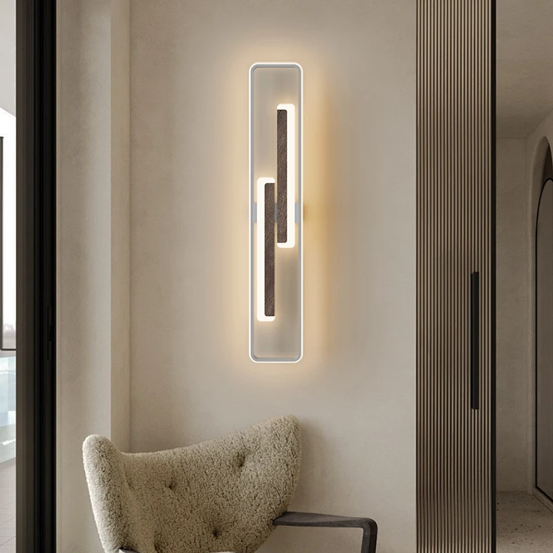 Cloak Room Corridor Balcony Ceiling Light Nordic Bedroom Long LED Corridor Light Simple Rectangular Living Room Ceiling Lamp