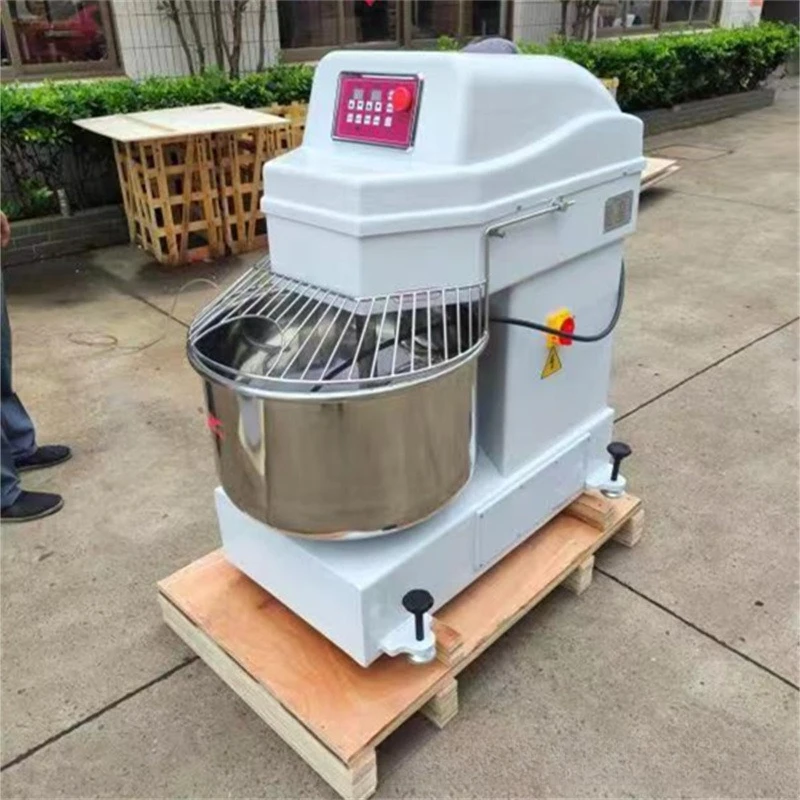 Commercial large-capacity automatic dough mixing machine H80H100 multi-function two-speed double-action dough kneading machine