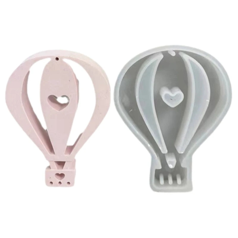 Silicone Hot Air Balloon Camera Charm Pendant Mold for Jewelry Making Crafts