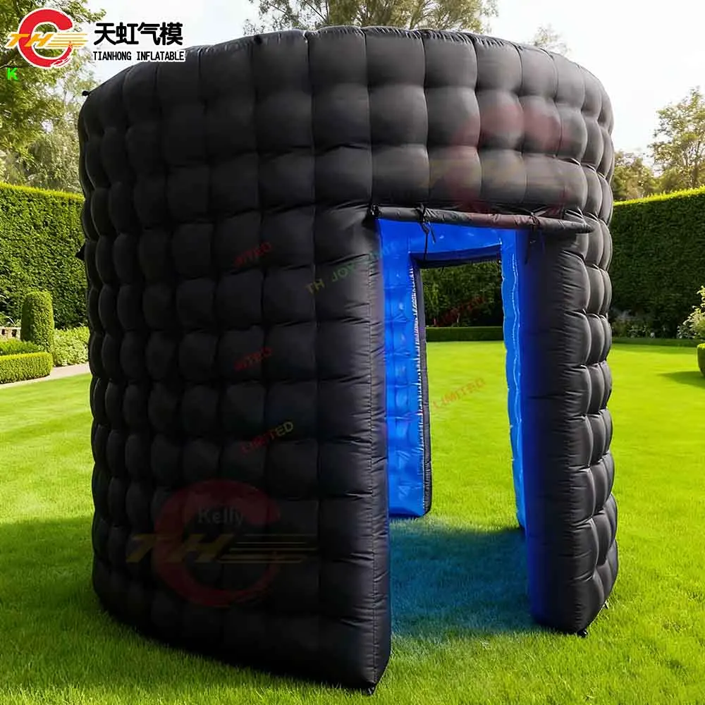 高速航空便配送 インフレータブルフォトブース プラタフォルマ ライブキャビン 360度カメラフォトブース ヨーロッパ ビデオブース ナイトクラブテント