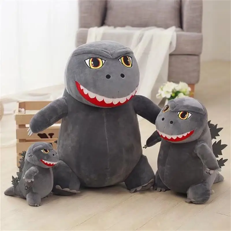 50 cm große Anime-Figur Godzilla, gefüllte Actionfigur, Cartoon-König des Monsters, Kawaii-Plüschpuppe, Kinderspielzeug, Geburtstagsgeschenke