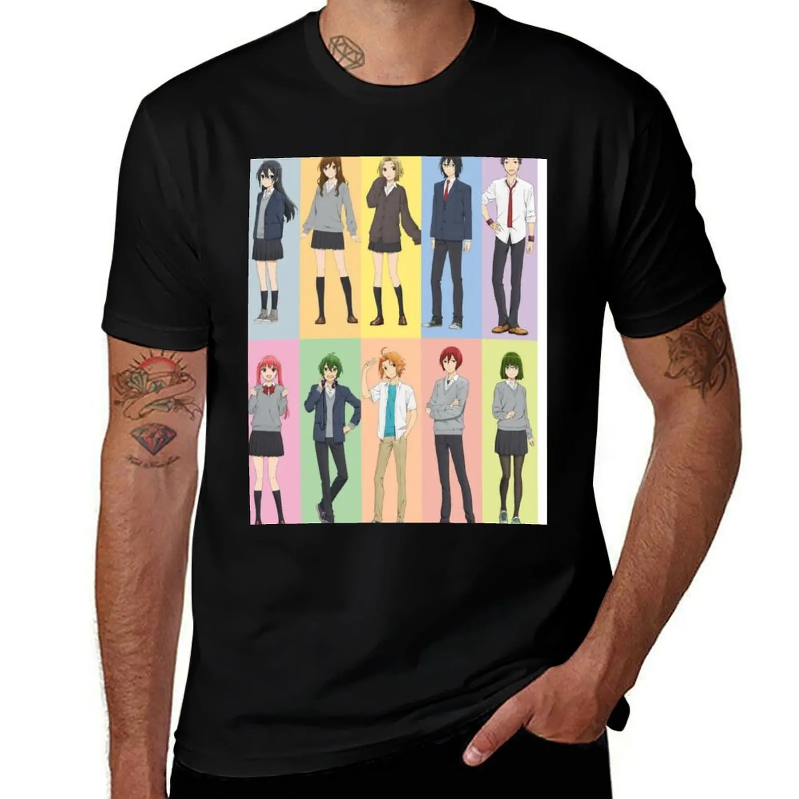 

HORIMIYA ANIME T-Shirt topping kawaii clothes anime shirt mens white t shirts
