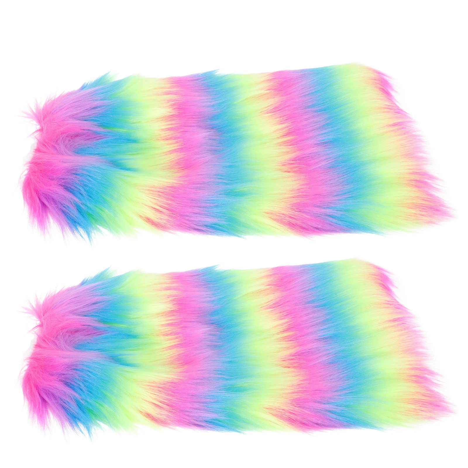 1 زوج تقليد أغطية أحذية بلاستيك احتفالي كرنفال حفلة ديكور ملحق زي تدفئة الساق كرنفال واقي أحذية بلاستيك