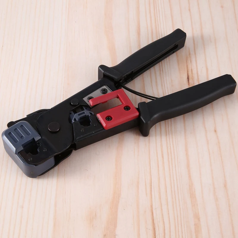 1 Piece HT-86 Crimping Pliers Network Pliers Crystal Ends Network Crimping Pliers Black