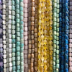 Natural stone Calcite Labradorite Aquamarine Amethyst Rose Quartz Round Loose Beads For Jewelry Making DIY Bracelets Necklace