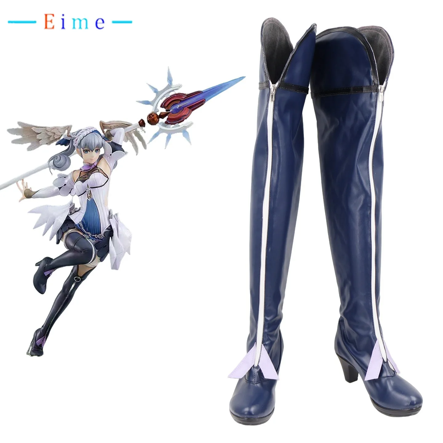 Melia Cosplay Shoes Game Boots Halloween Carnival Shoes Anime Accessories Props PU Leather Custom Made
