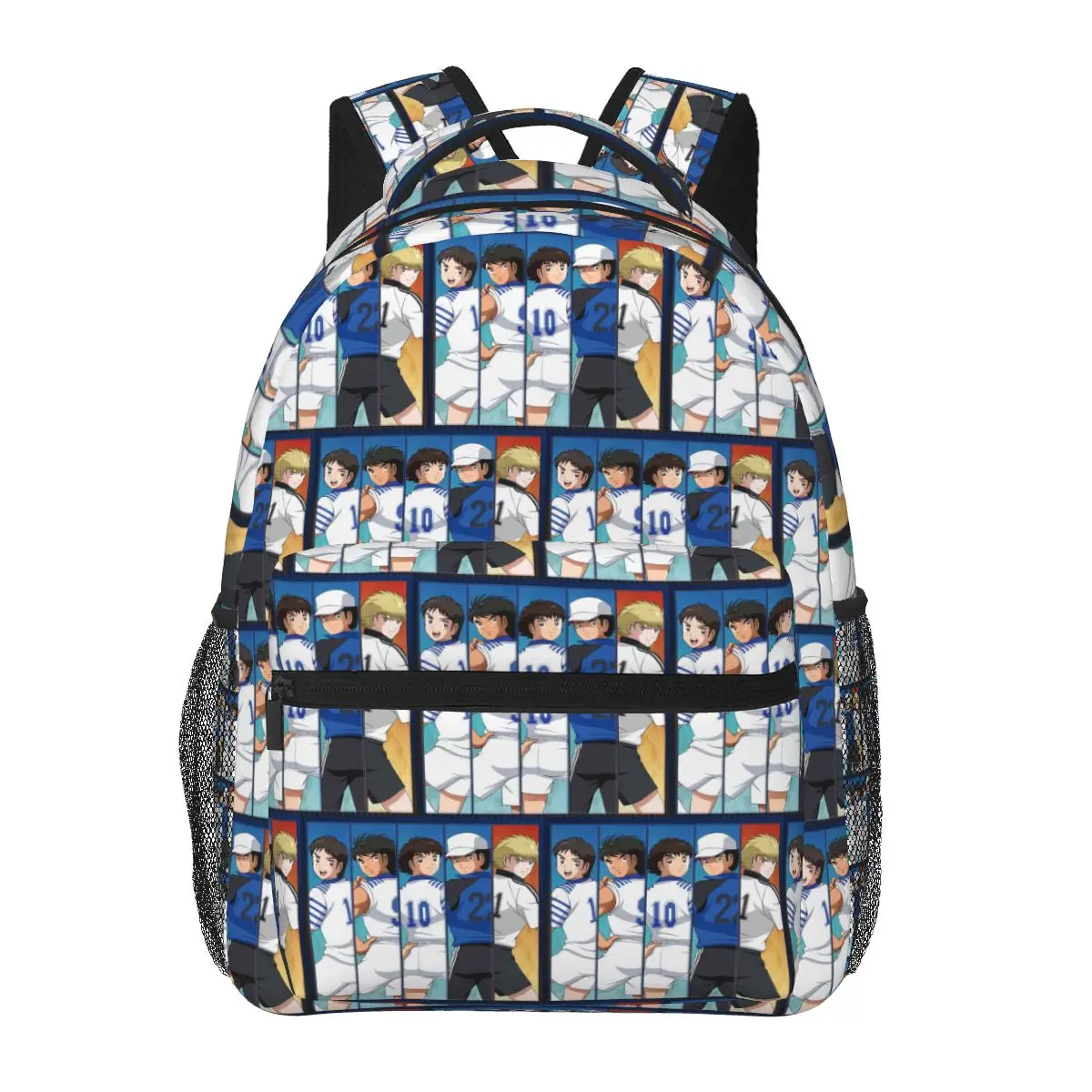 Captain Tsubasa Student Backpack School Bag Hiking Travel Daypack for Boys Girls Fashion Bookbag Shoulder Bags