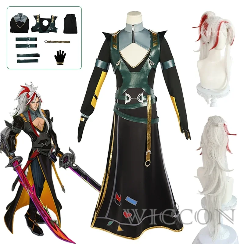 Spel Lol Heartsteel Yone Cosplay Kostuum Yone Nieuwe Huid Cosplay Uniform Volledige Set De Onvergetelijke Yone Halloween Kostuums Voor Mannen