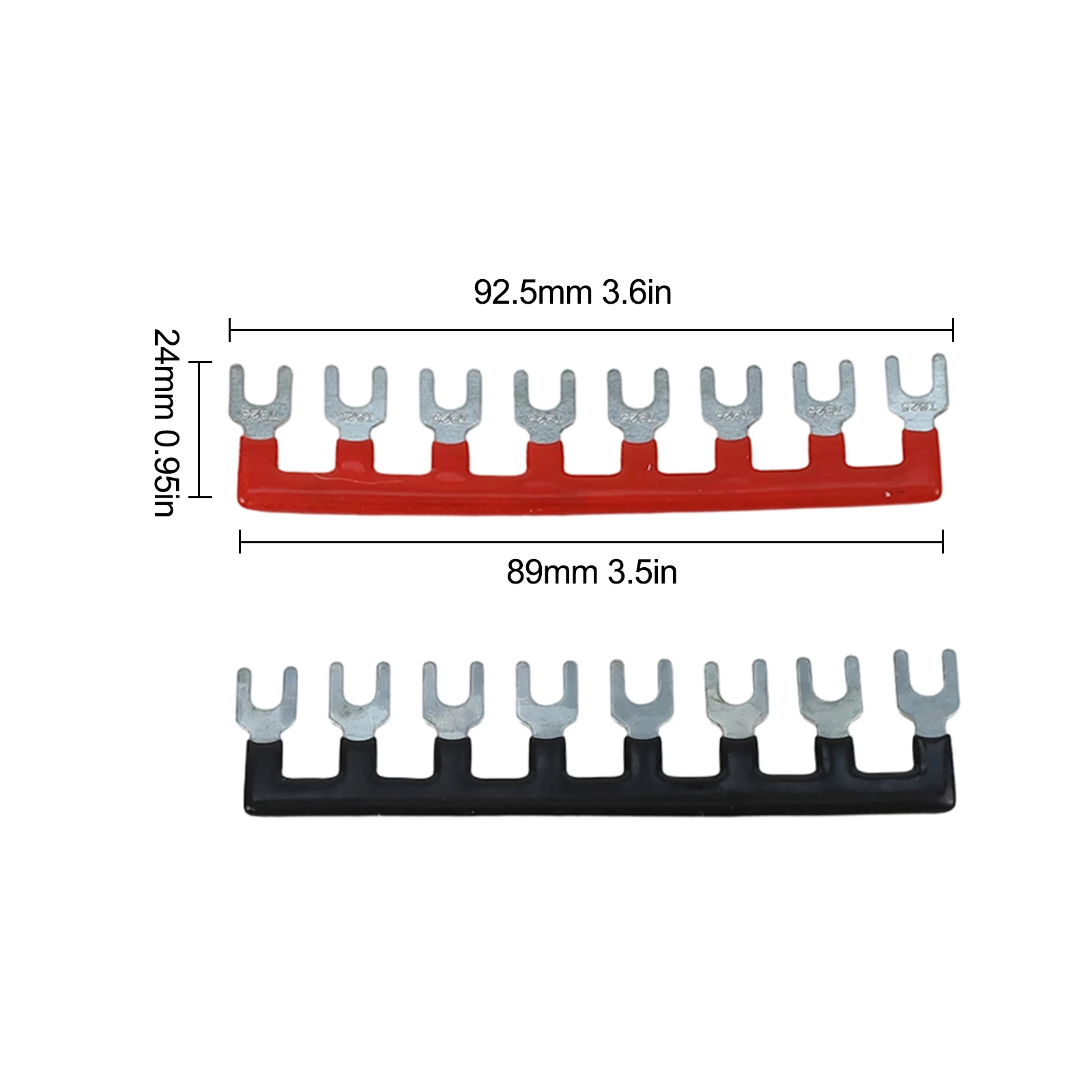 Double-row Terminal Terminal Blocks Two Screw Hole Installation Safety Cover Design Excellent Conductivity Terminal