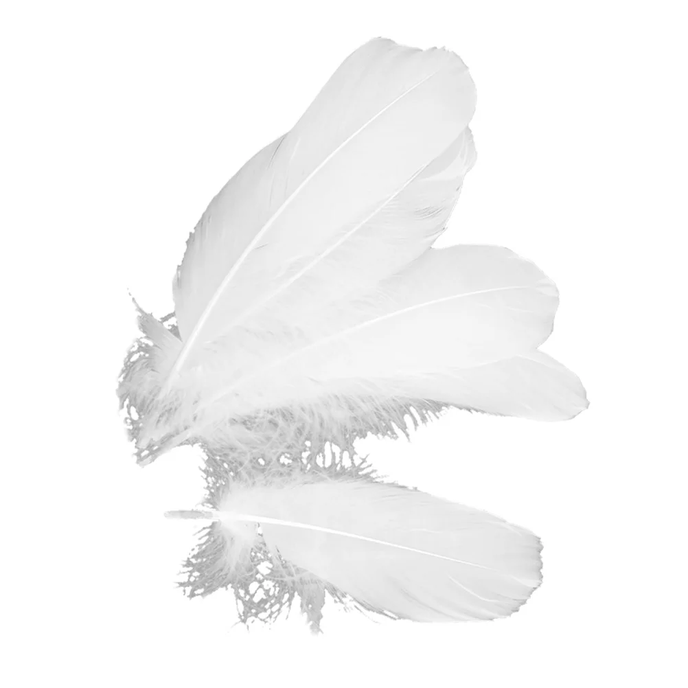 

150 Pcs Natural White Craft Wedding Decor Clear Texture Party Teepee Boho Style Garland Backdrop Table Scatter