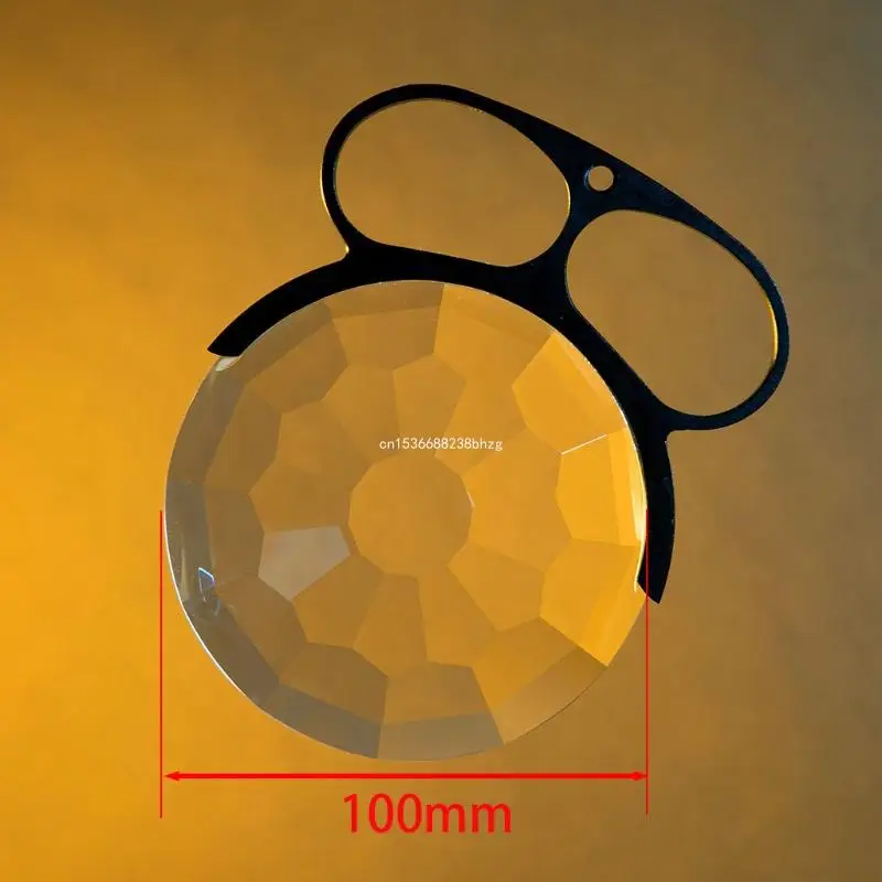 Filters 100mm Handheld Subtle Prism Round Glass Filter Photography Accessories Film Tool Dropship