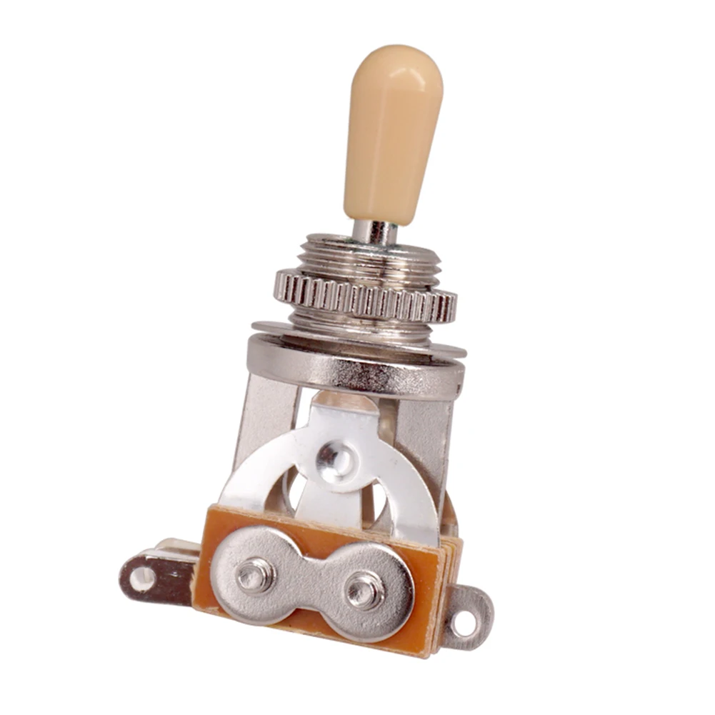 Seletor de guitarra de 3 vias, interruptor de alternância, captadores, controle, peças de guitarra, leve, portátil, elemento de música