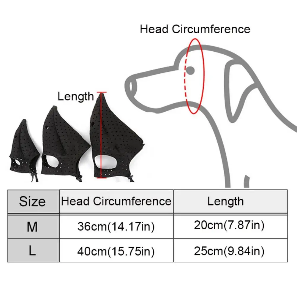 ตลกตกแต่งฮาโลวีนสุนัข Muzzle Breathable ปรับสัตว์เลี้ยงคอสเพลย์ปาก Felt สุนัขเปลี่ยนหน้ากากฮาโลวีน