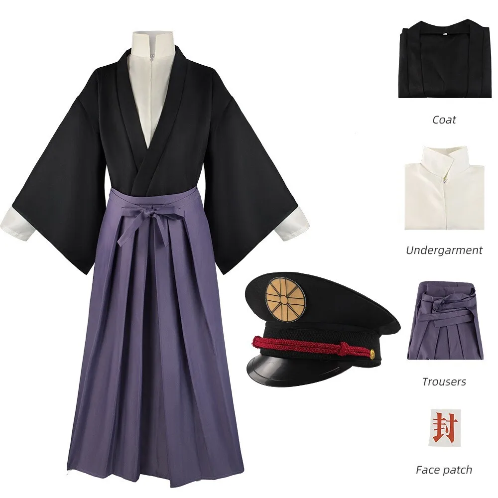 

Fulujiacos Tsukasa Yugi Cosplay Costume Hanako Kun Kimono Hat