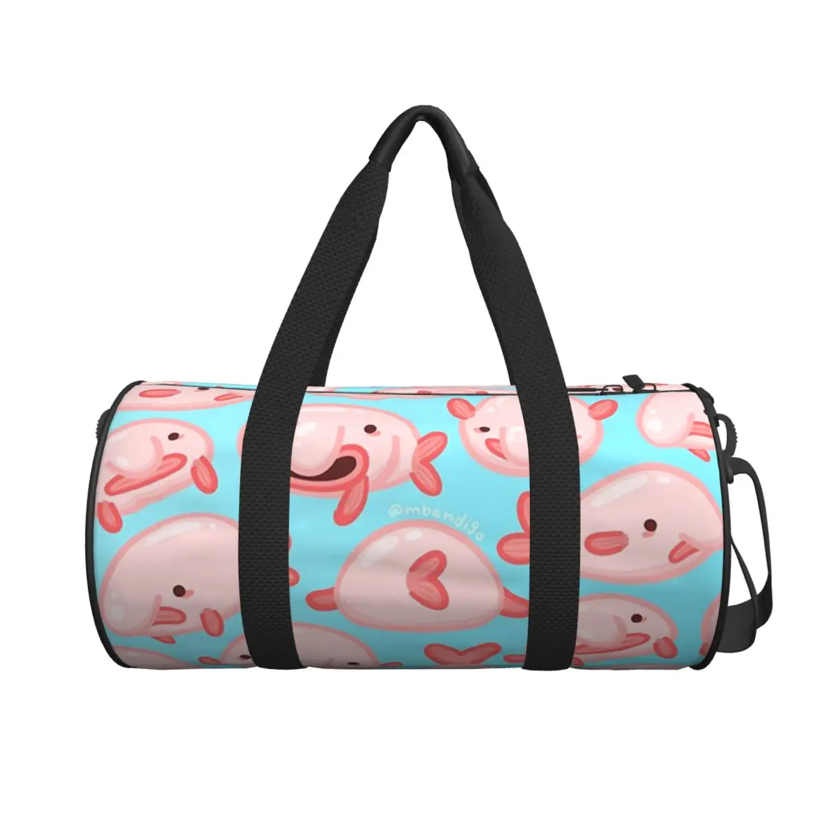 

Большая спортивная сумка с узором Blobfish, водонепроницаемая дорожная сумка Duffle, сумки для фитнеса