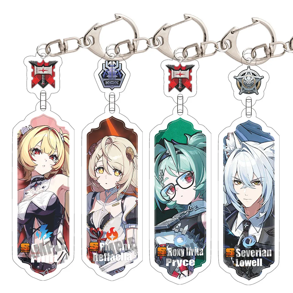 Game Zenless Zone Zero Remielle Dan Acrylic Keychain Aria Cissia Backpack Keyring Pendant Nicole Demara Decorative Ornament