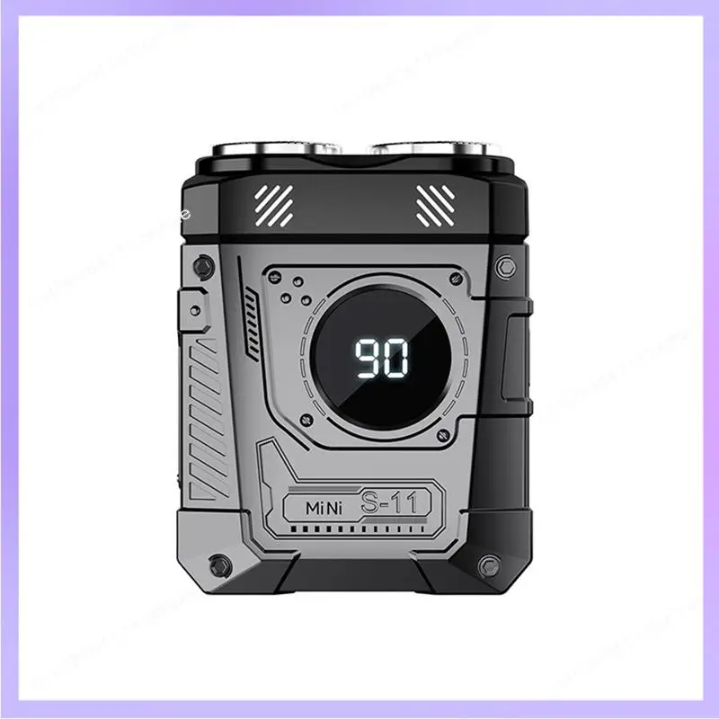 N83R ดิจิตอลจอแสดงผลมินิไฟฟ้าสมาร์ทเครื่องโกนหนวดในครัวเรือนที่มีประสิทธิภาพ Dual Blade Beard Trimmer เครื่องมือ 36Db สําหรับ Home & รถ