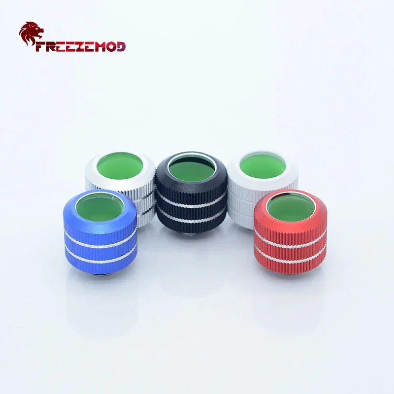 FREEZEMOD G1/4 Anti-off Compression Hard Tube Fittings OD12 OD14 OD16 PETG/PMMA PC Connector Water Cooling HYGKN-B16/14/12MM